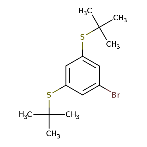 Brc1cc(cc(c1)SC(C)(C)C)SC(C)(C)C