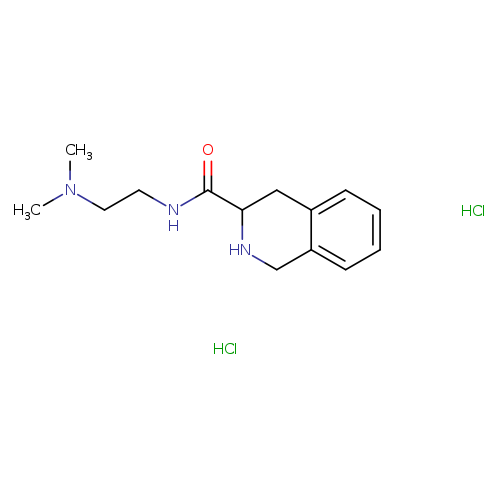 CN(CCNC(=O)C1NCc2c(C1)cccc2)C.Cl.Cl