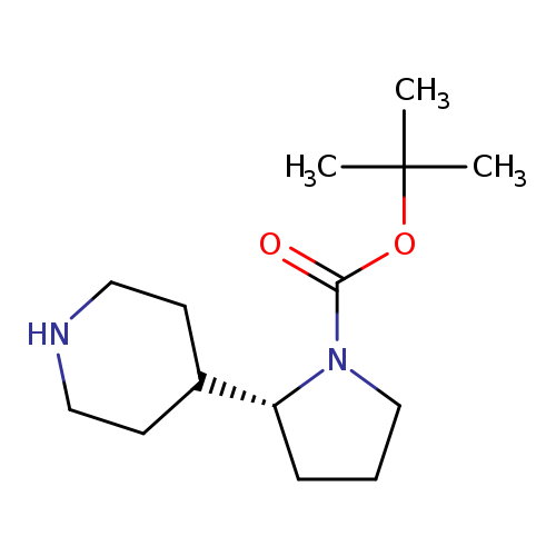 O=C(N1CCC[C@@H]1C1CCNCC1)OC(C)(C)C