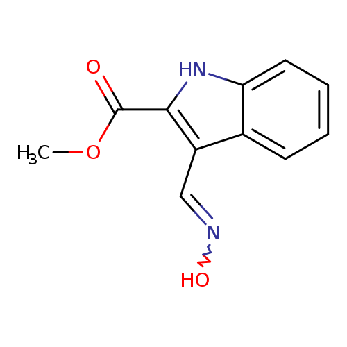 ON=Cc1c([nH]c2c1cccc2)C(=O)OC