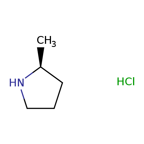 C[C@H]1CCCN1.Cl