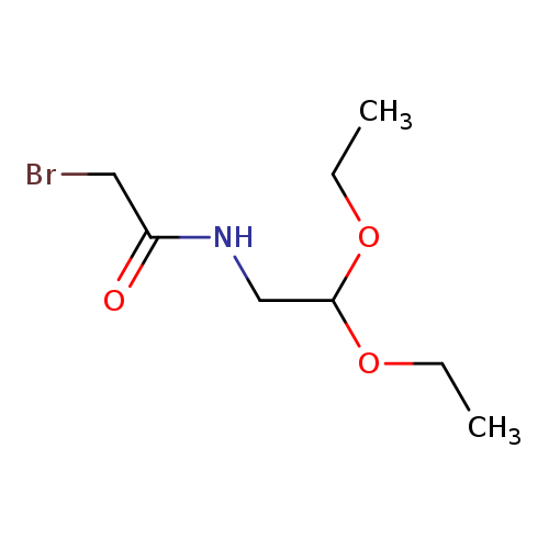 CCOC(CNC(=O)CBr)OCC