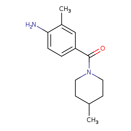 CC1CCN(CC1)C(=O)c1ccc(c(c1)C)N