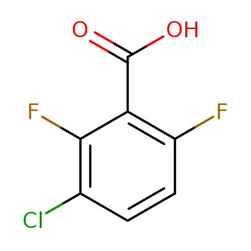 OC(=O)c1c(F)ccc(c1F)Cl