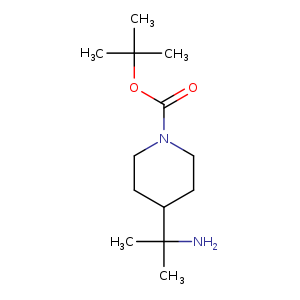 O=C(N1CCC(CC1)C(N)(C)C)OC(C)(C)C
