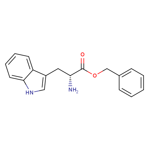 N[C@@H](C(=O)OCc1ccccc1)Cc1c[nH]c2c1cccc2