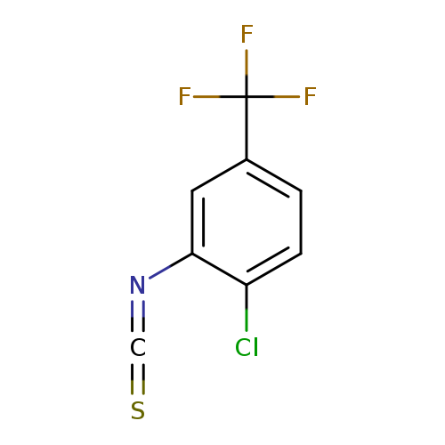 S=C=Nc1cc(ccc1Cl)C(F)(F)F
