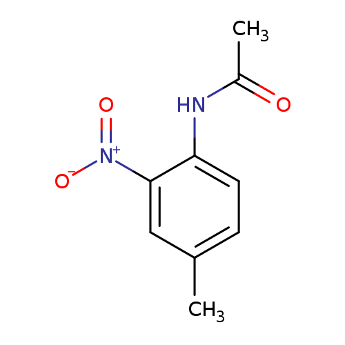 CC(=O)Nc1ccc(cc1[N+](=O)[O-])C