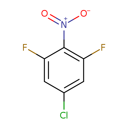 Fc1cc(Cl)cc(c1[N+](=O)[O-])F