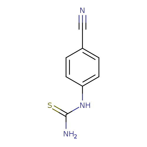 N#Cc1ccc(cc1)NC(=S)N