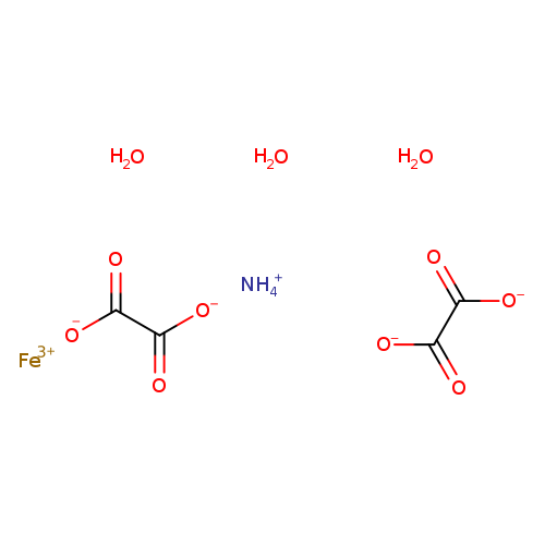 [O-]C(=O)C(=O)[O-].[O-]C(=O)C(=O)[O-].O.O.O.[Fe+3].[NH4+]