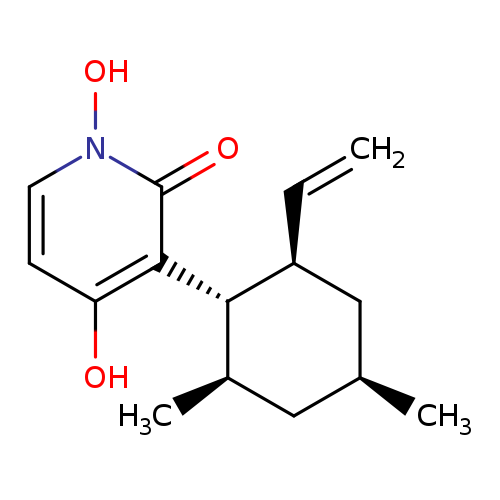 C=C[C@H]1C[C@@H](C)C[C@H]([C@@H]1c1c(O)ccn(c1=O)O)C