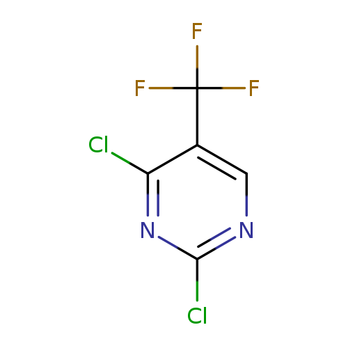 Clc1ncc(c(n1)Cl)C(F)(F)F