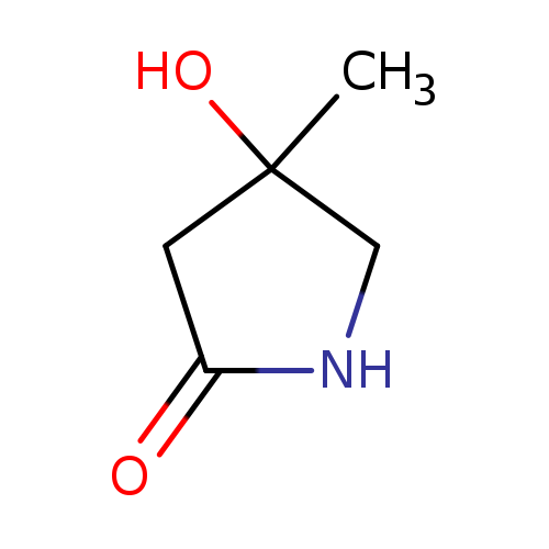 CC1(O)CC(=O)NC1