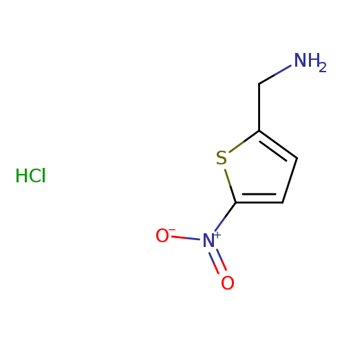 NCc1ccc(s1)[N+](=O)[O-].Cl