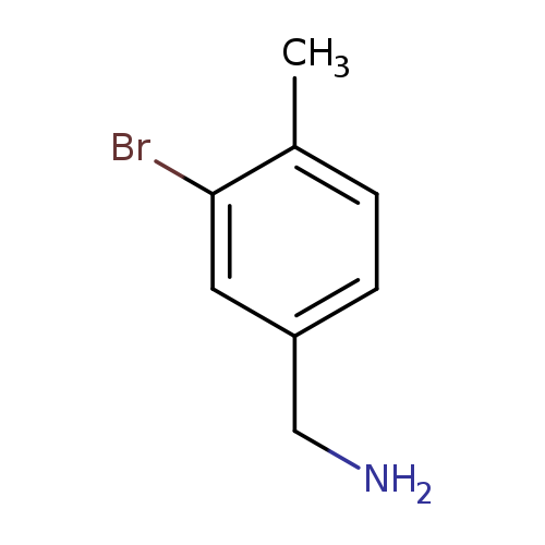 NCc1ccc(c(c1)Br)C