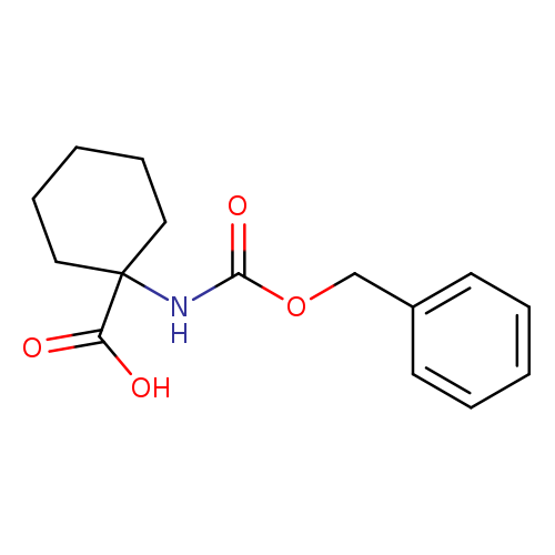 O=C(NC1(CCCCC1)C(=O)O)OCc1ccccc1