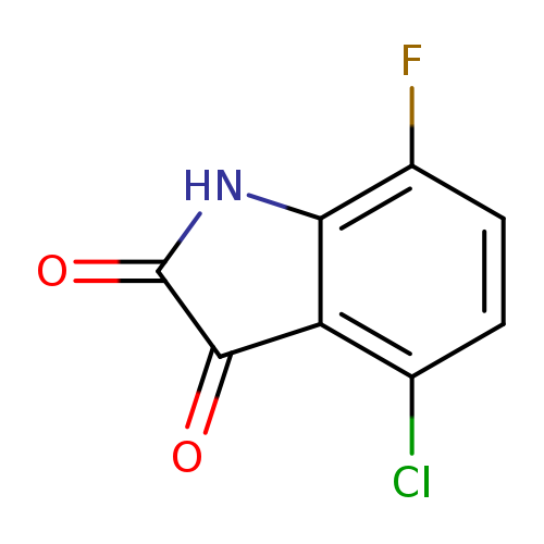 O=C1Nc2c(C1=O)c(Cl)ccc2F
