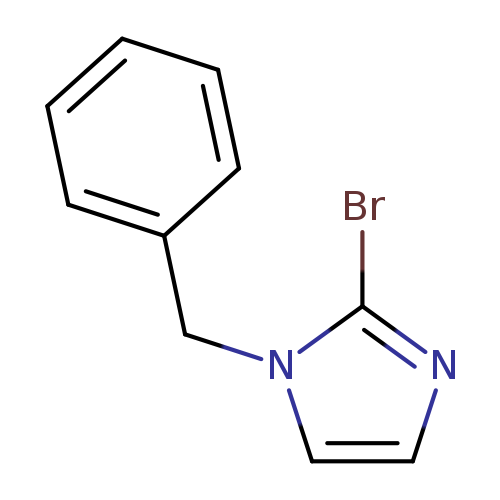 Brc1nccn1Cc1ccccc1