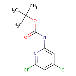 O=C(OC(C)(C)C)Nc1cc(Cl)cc(n1)Cl