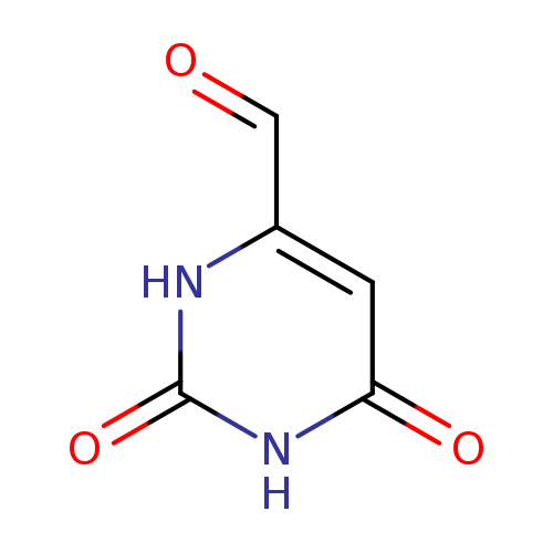 O=Cc1cc(=O)[nH]c(=O)[nH]1