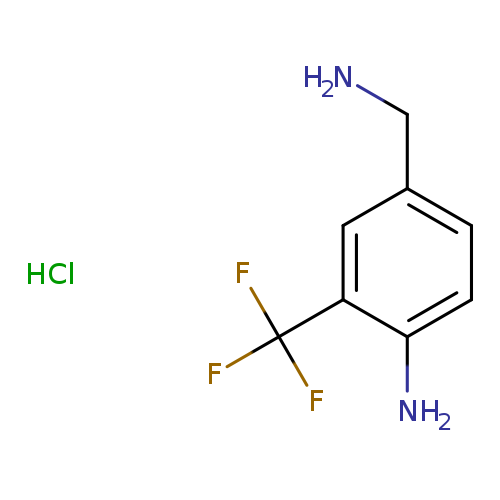 NCc1ccc(c(c1)C(F)(F)F)N.Cl