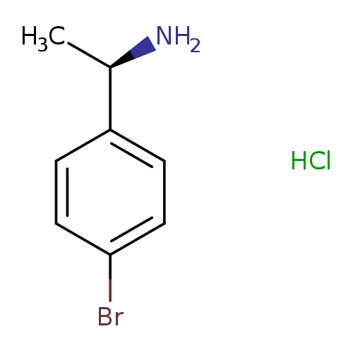 C[C@H](c1ccc(cc1)Br)N.Cl