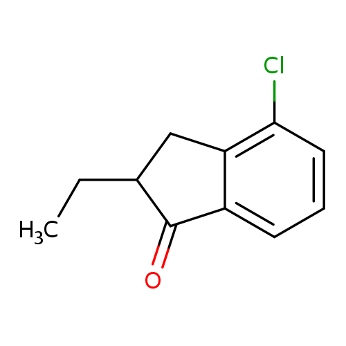 CCC1Cc2c(C1=O)cccc2Cl