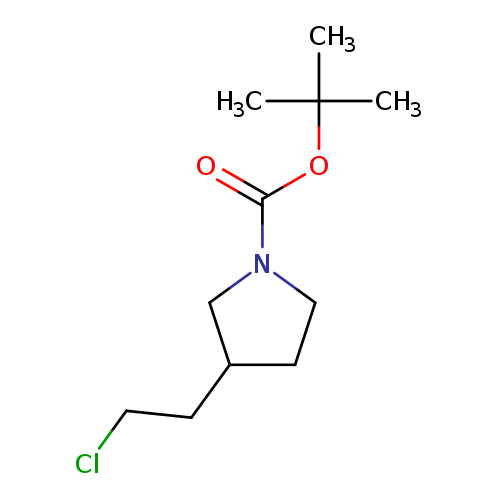 ClCCC1CCN(C1)C(=O)OC(C)(C)C