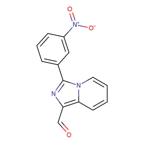 O=Cc1nc(n2c1cccc2)c1cccc(c1)[N+](=O)[O-]