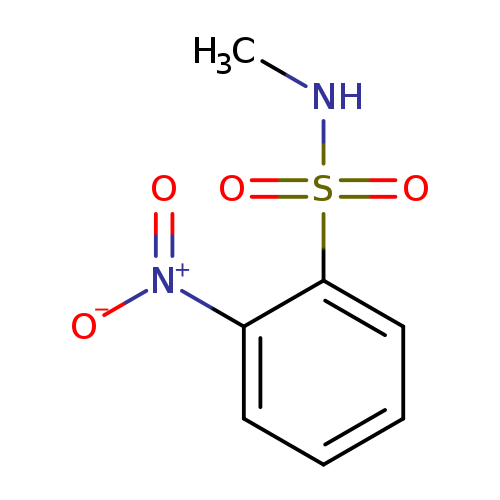 CNS(=O)(=O)c1ccccc1[N+](=O)[O-]