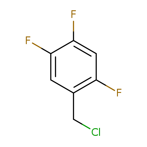 ClCc1cc(F)c(cc1F)F