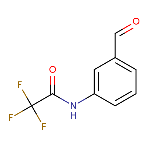 O=Cc1cccc(c1)NC(=O)C(F)(F)F