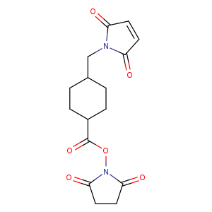 O=C(C1CCC(CC1)CN1C(=O)C=CC1=O)ON1C(=O)CCC1=O