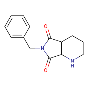 O=C1N(Cc2ccccc2)C(=O)C2C1NCCC2