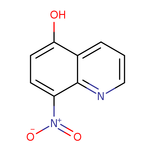 [O-][N+](=O)c1ccc(c2c1nccc2)O