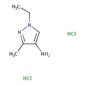 CCn1cc(c(n1)C)N.Cl.Cl