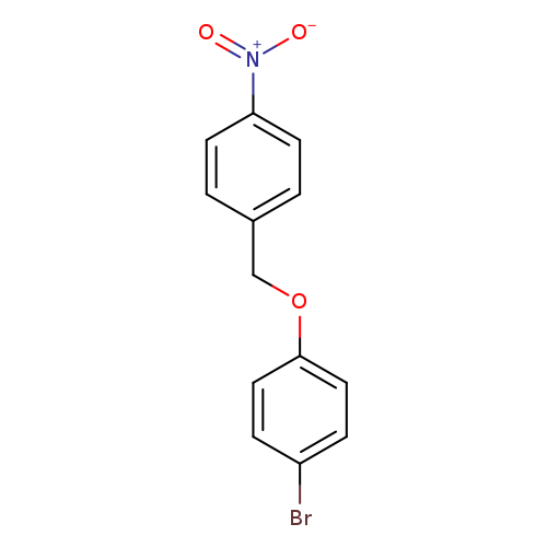 Brc1ccc(cc1)OCc1ccc(cc1)[N+](=O)[O-]