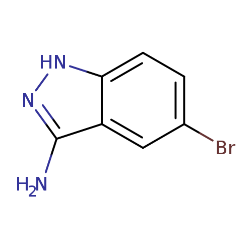 Brc1ccc2c(c1)c(N)n[nH]2