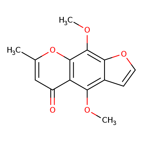 COc1c2c(=O)cc(oc2c(c2c1cco2)OC)C
