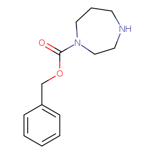 O=C(N1CCNCCC1)OCc1ccccc1