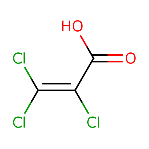 ClC(=C(C(=O)O)Cl)Cl