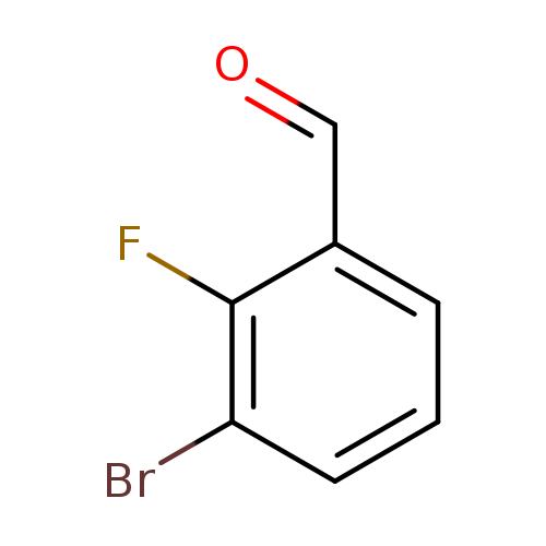 O=Cc1cccc(c1F)Br