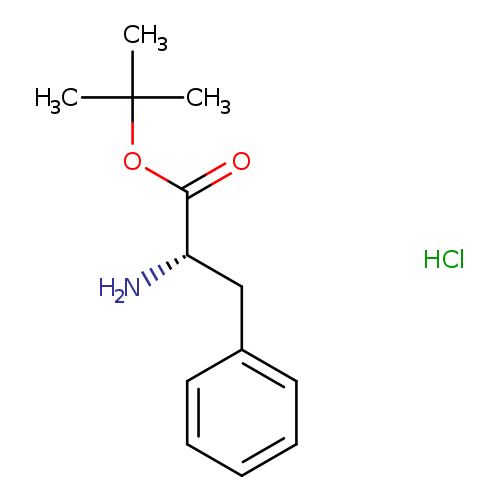 N[C@H](C(=O)OC(C)(C)C)Cc1ccccc1.Cl