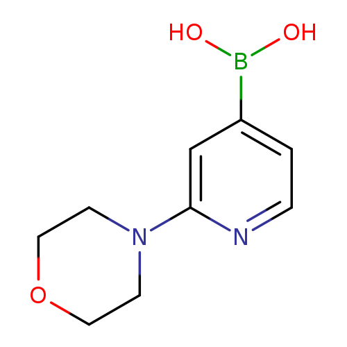 OB(c1ccnc(c1)N1CCOCC1)O