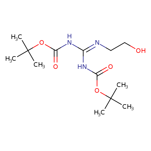 OCCN=C(NC(=O)OC(C)(C)C)NC(=O)OC(C)(C)C