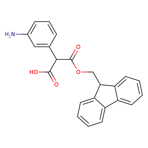 Nc1cccc(c1)C(C(=O)OCC1c2ccccc2c2c1cccc2)C(=O)O