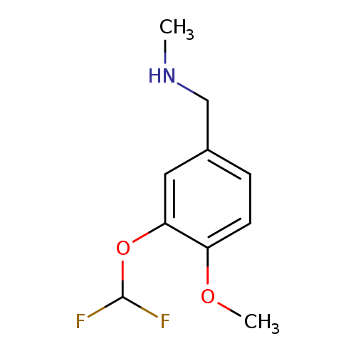CNCc1ccc(c(c1)OC(F)F)OC
