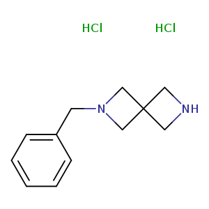 N1CC2(C1)CN(C2)Cc1ccccc1.Cl.Cl