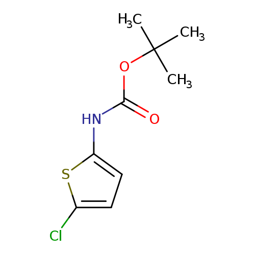 O=C(Nc1ccc(s1)Cl)OC(C)(C)C